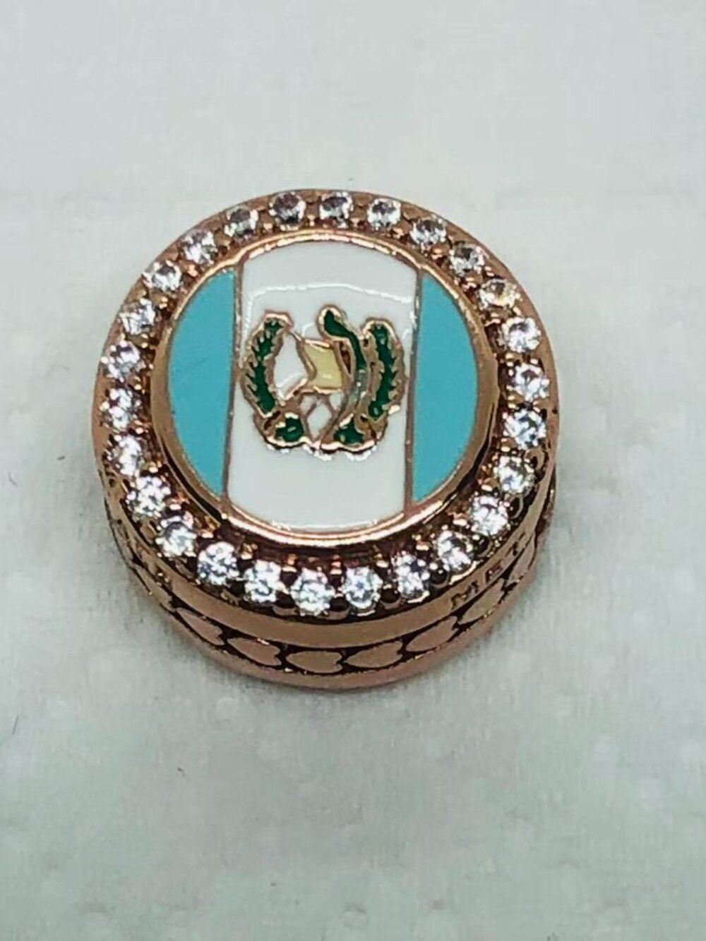 ✨ ✨Pandora Guatemala Country Flag Exclusive Moments Button Charm